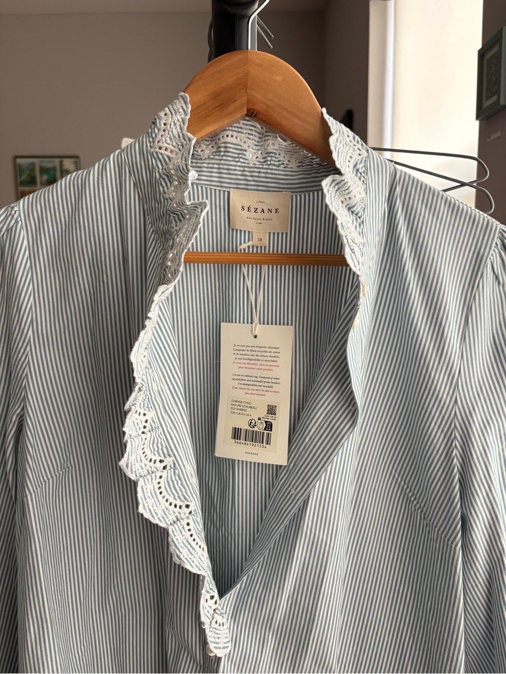 Sezane Chlo Shirt - Picture 4 of 5